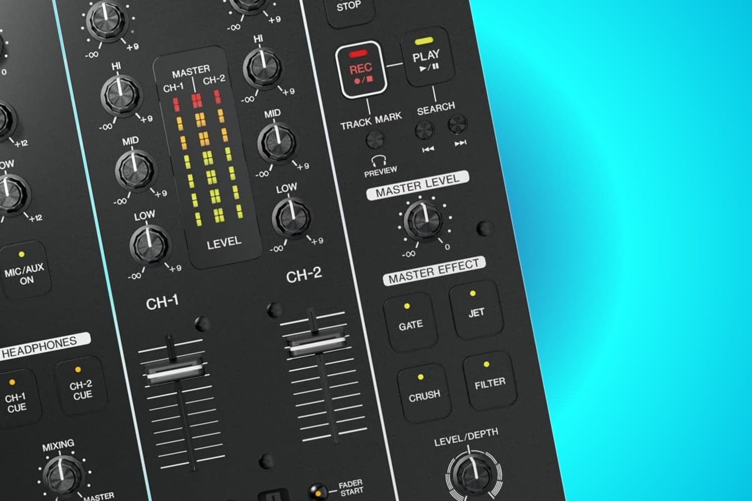 The DJM-350 Puts a Flagship Crossfader at an Entry-Level Price